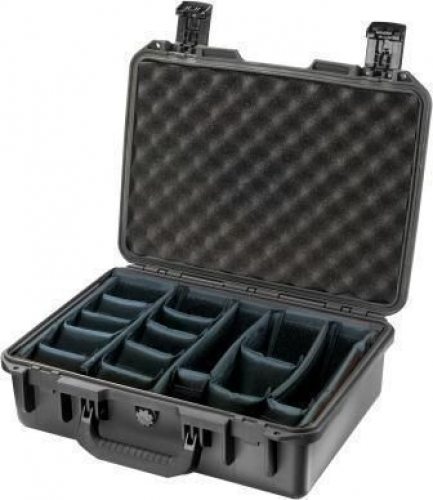 Pelian 2300 Storm Case with Padded Dividers - Black