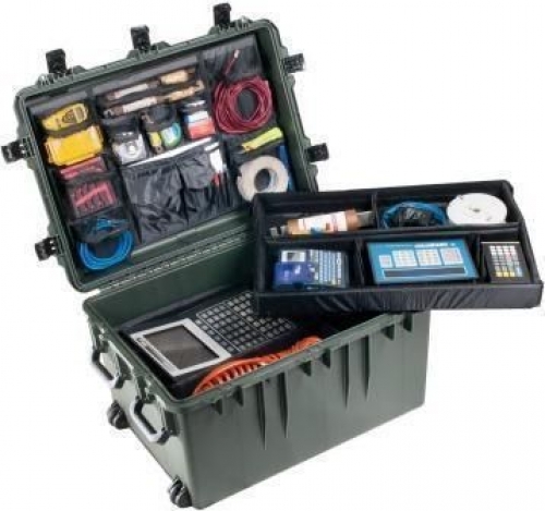 Pelican 3075 Storm Case with Padded Dividers - OD Green