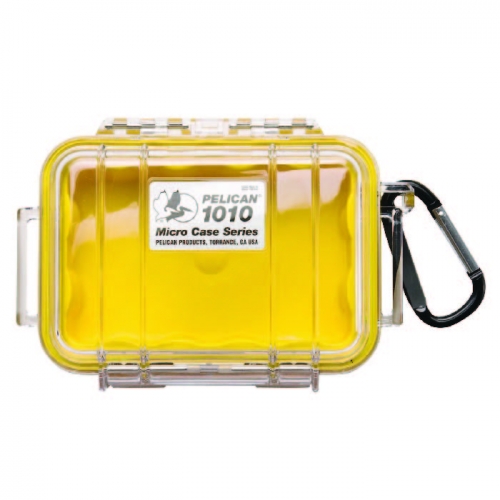 Pelican 1010 Micro Case - Yellow with Black