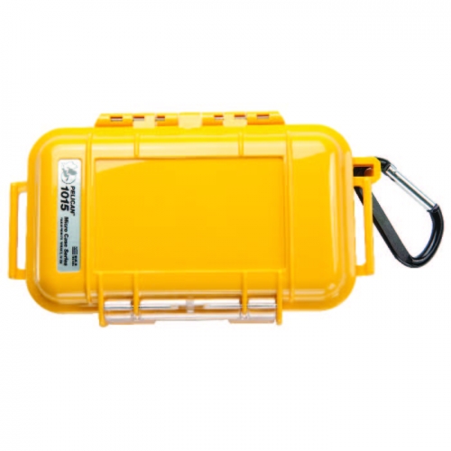 Pelican 1015 Micro Case - Clear with Yellow