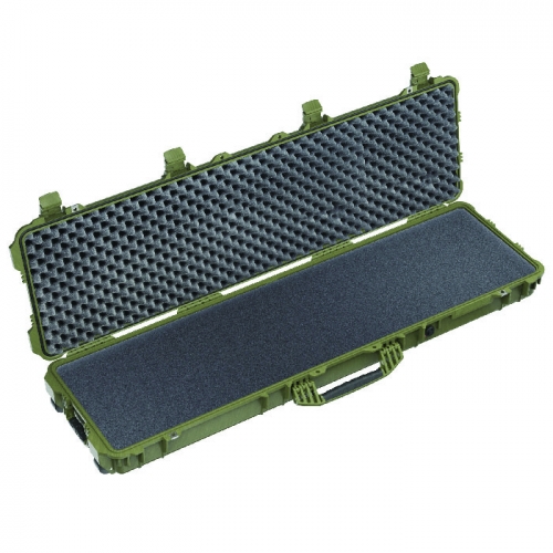 Pelican 1750 Weapons Case with Foam - Olive Drab Green